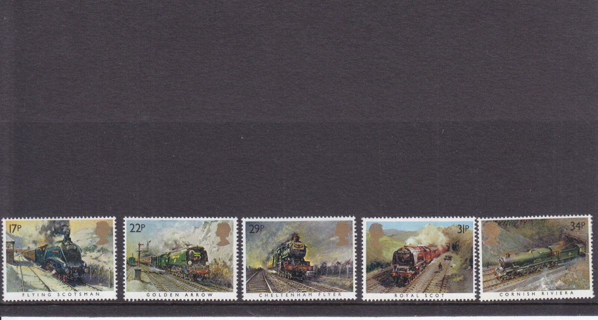 GB 1985 - Famous Trains - SG 1272 - 1276 - MNH