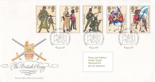 GB 1983 - The British Army - Royal Mail FDC