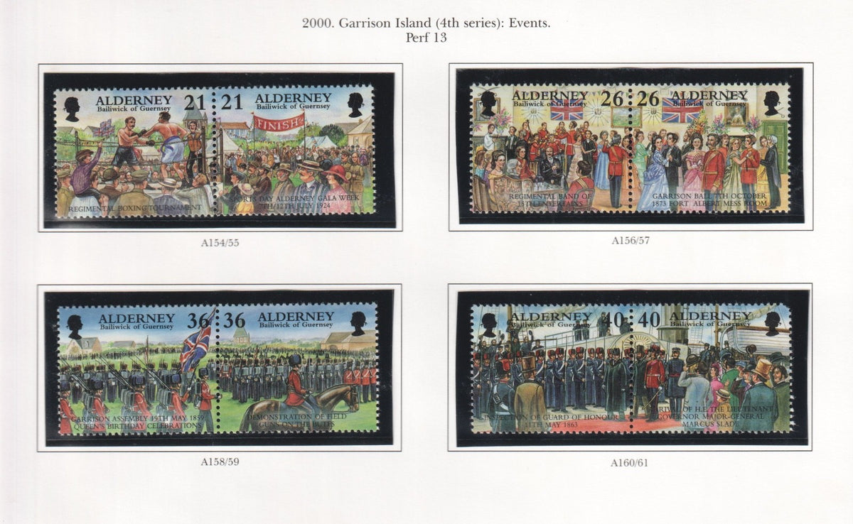 Alderney 2000 - Garrison Island (4th Series) - Events - MNH