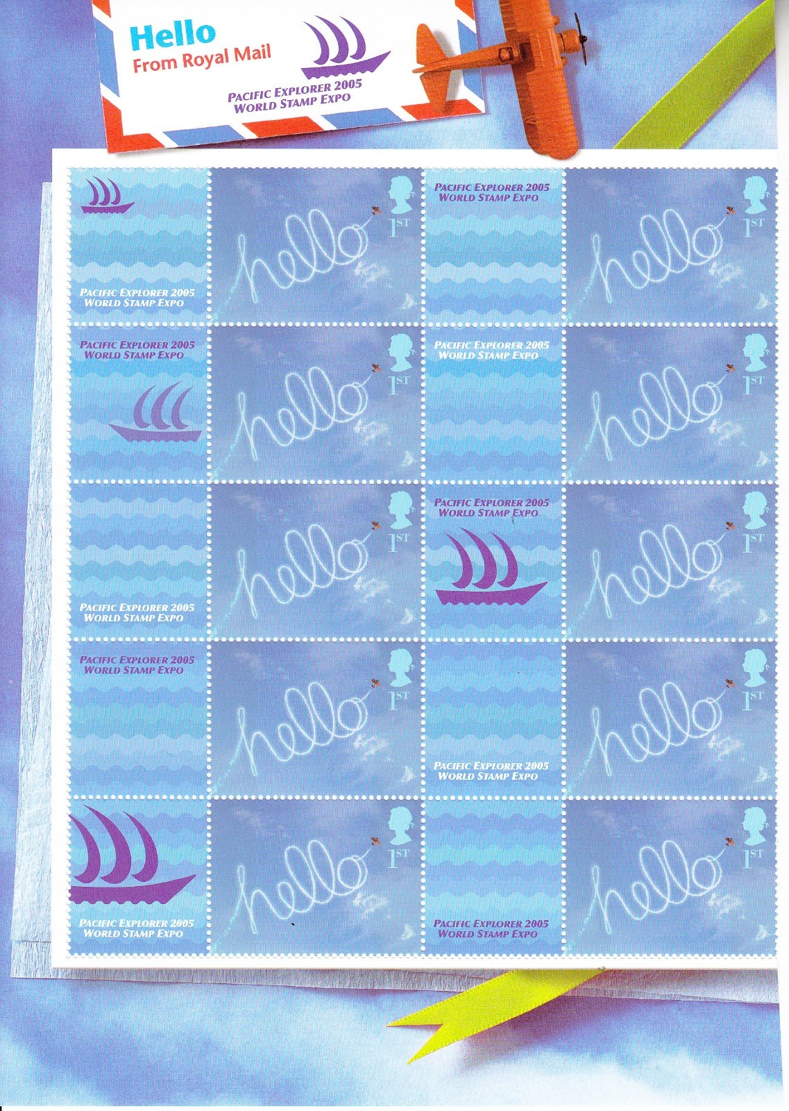 2005  - Pacific Explorer Expo-  Smilers Half Sheet - LS-024