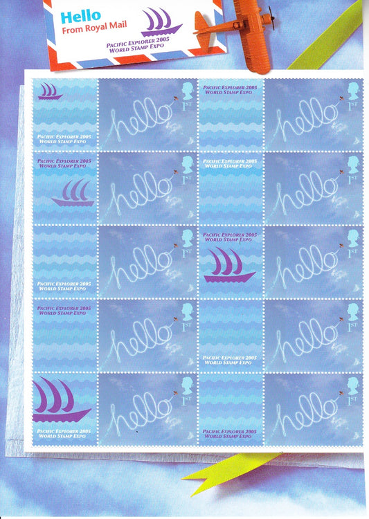 2005  - Pacific Explorer Expo-  Smilers Half Sheet - LS-024