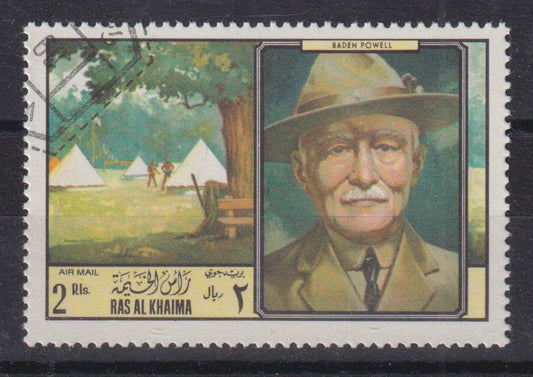 1969 Ras Al Khaimah - Baden Powell Personalities - Mi-291 - CTO