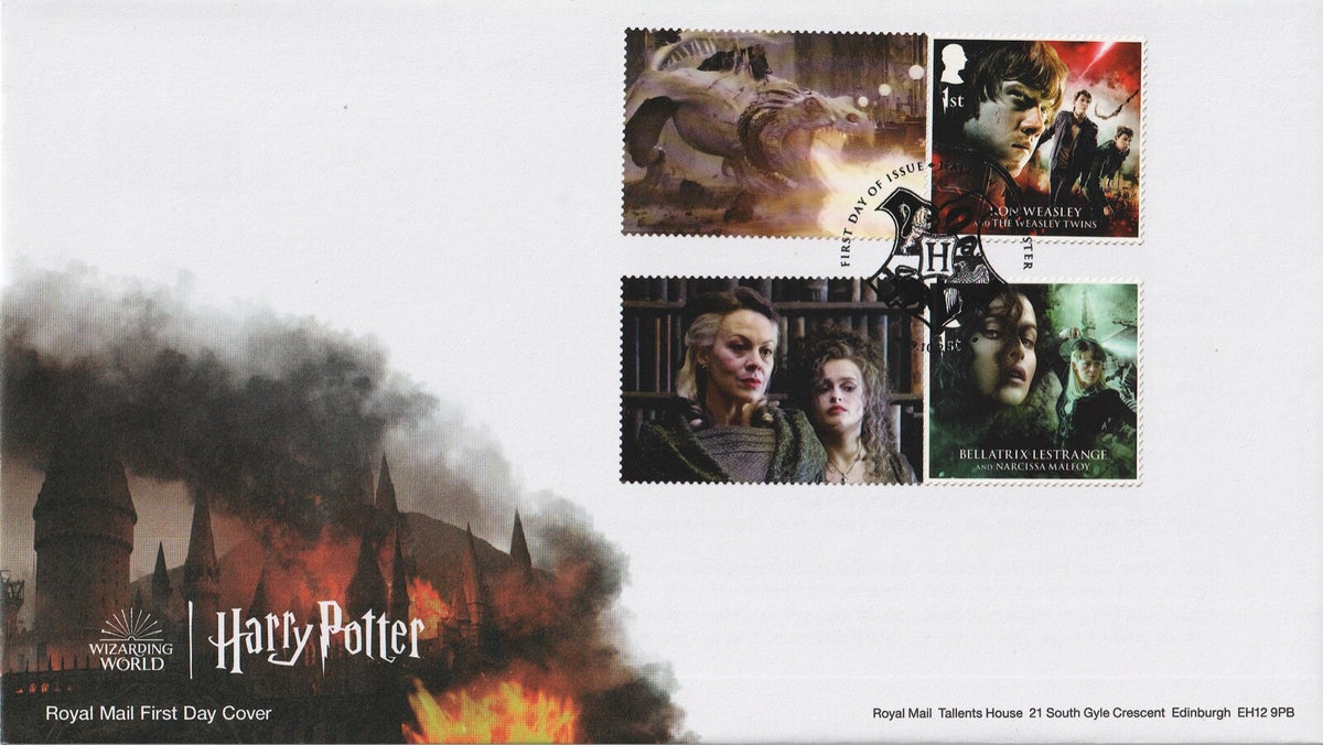 GB 2023 - New Harry Potter Collector / Smilers Sheet First Day Covers (5)