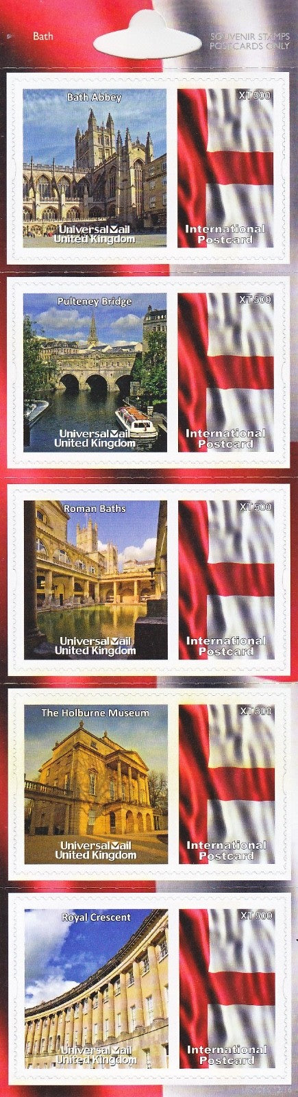 GB Universal Mail Tourist Stamps - buy one or more from the drop down menu!!