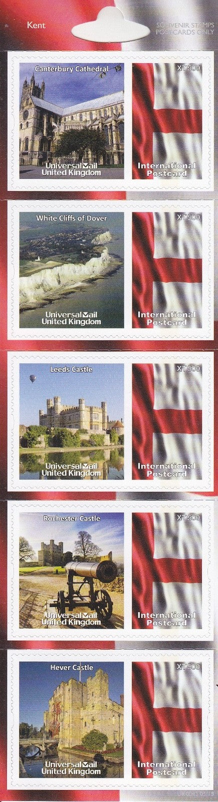 GB Universal Mail Tourist Stamps - buy one or more from the drop down menu!!