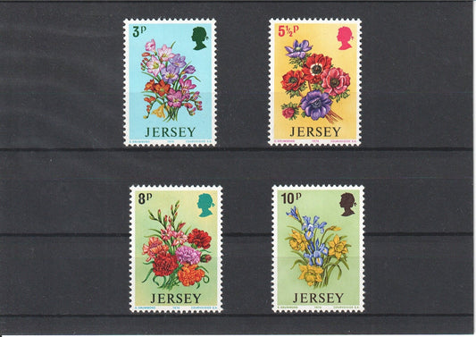 Jersey 1974 - Spring Flowers  - SG 103-106 MNH