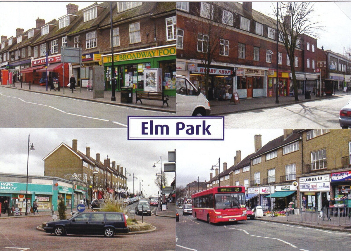 GB 2007 - Elm Park Fiesta 2007 - Elm Park Postcard - 2 June 2007 cancel (FDC)