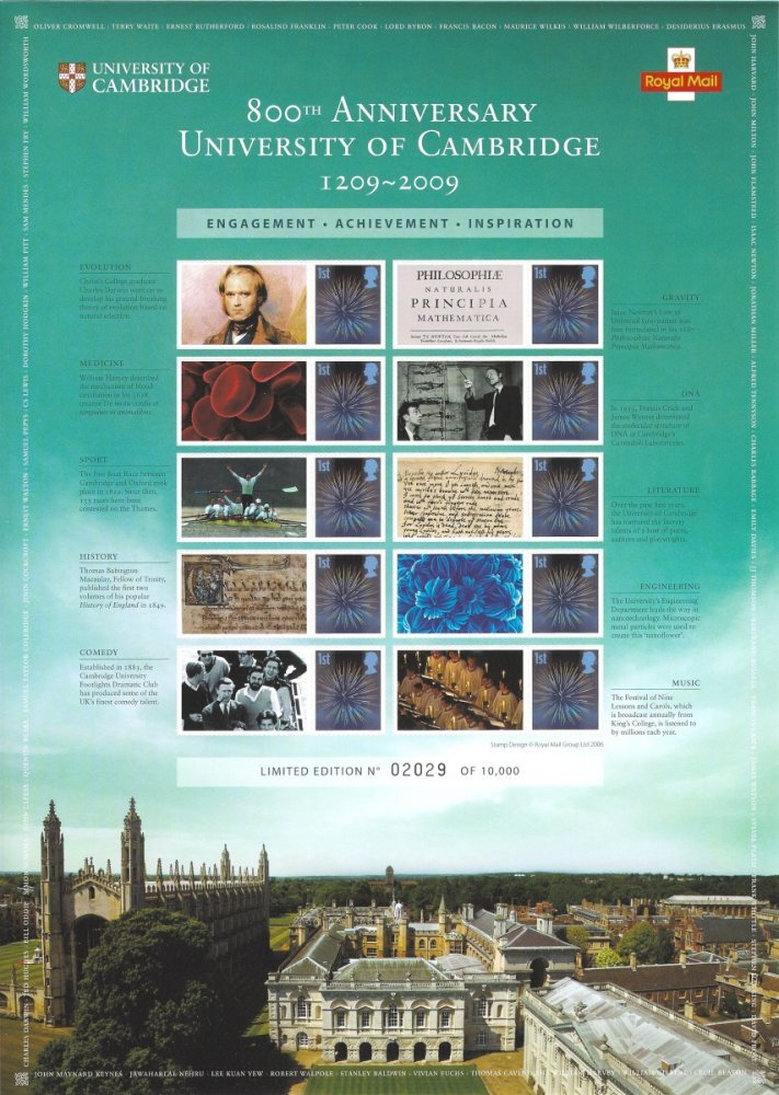 GB CSS1 - CSS38 Commemorative Sheets - Multiple Choice Listing Use Drop Down Box