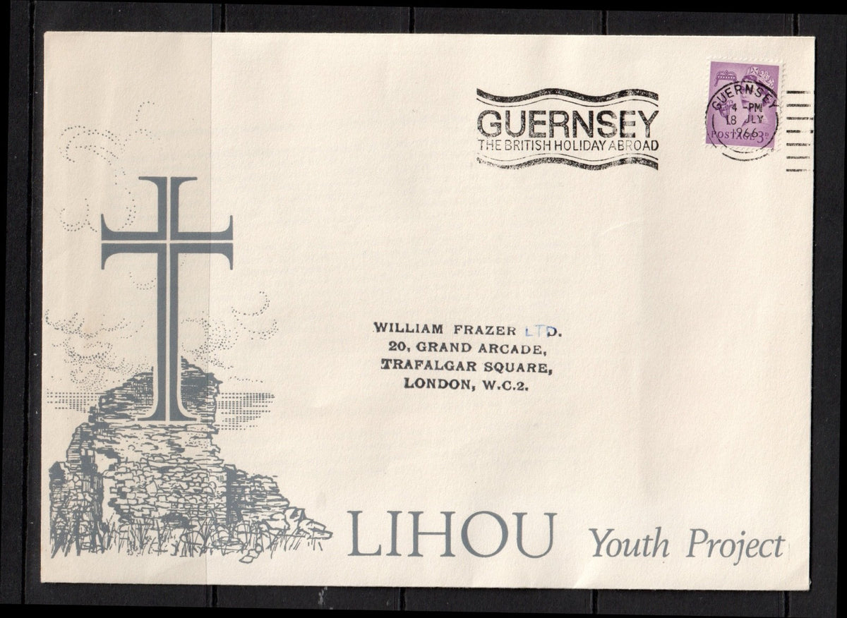 GB Locals : Isle of Lihou  :  1966 Definitive Issue - FDC