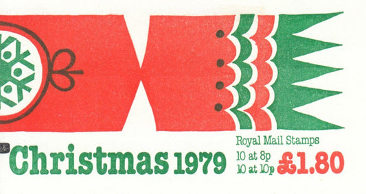 GB 1979 - Christmas Greetings - Folded Stamp Booklet - SG-FX2