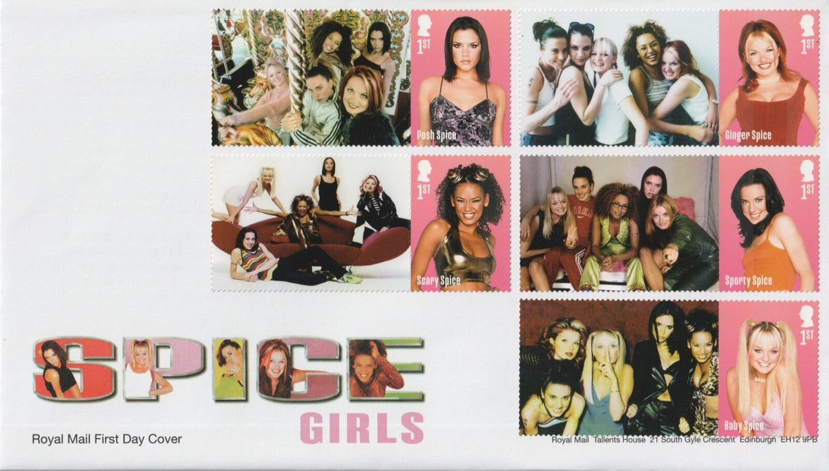 GB 2024  - Spice Girls Smilers/Collector Sheet #2 - FDC First Day Covers (2)