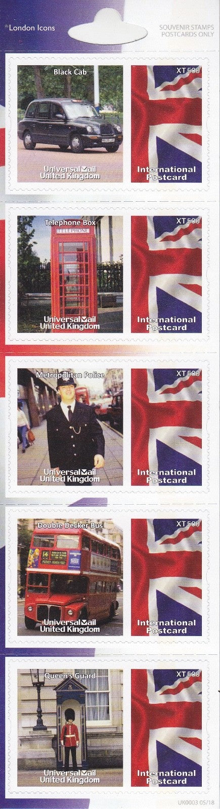 GB Universal Mail Tourist Stamps - buy one or more from the drop down menu!!