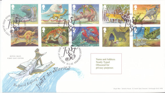 GB 2002 - Just So Stories - FDC