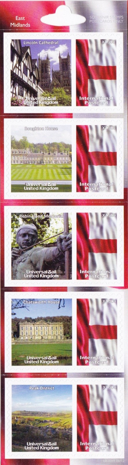 GB Universal Mail Tourist Stamps - buy one or more from the drop down menu!!
