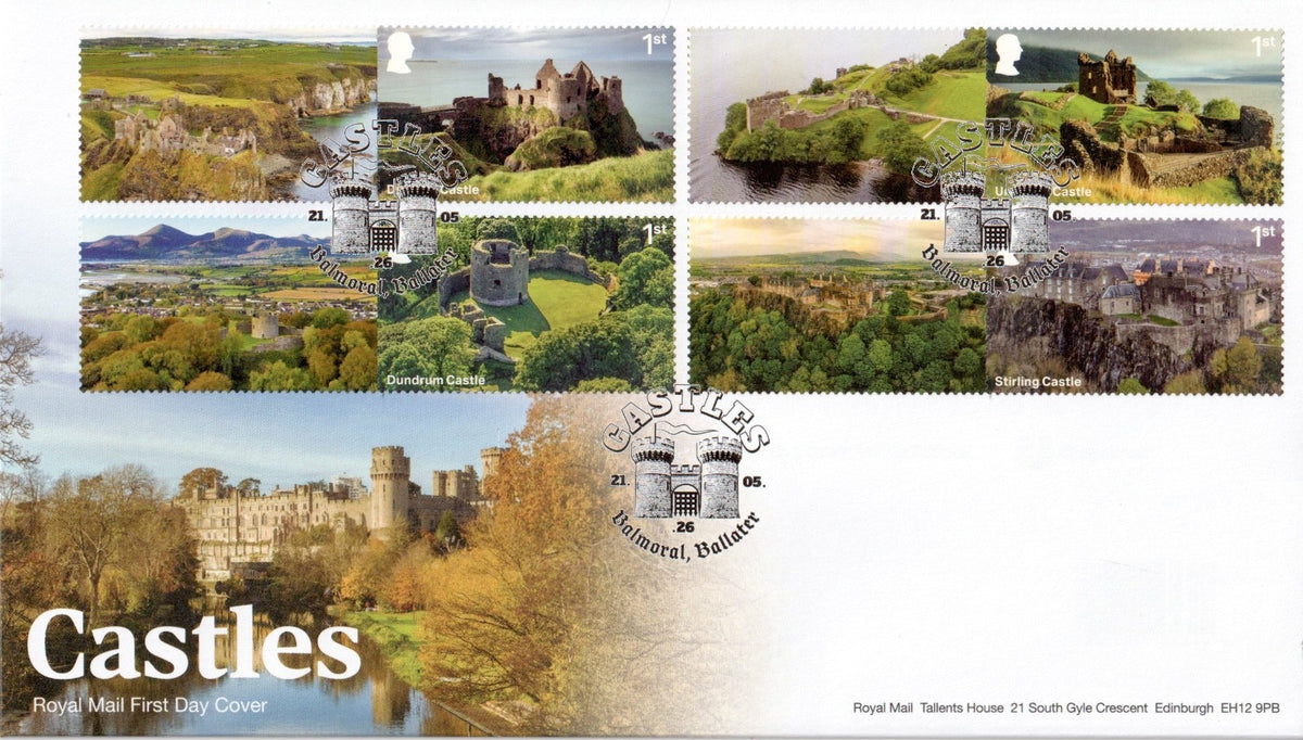 GB 2026 - Castles Collector Sheet FDCs (2)