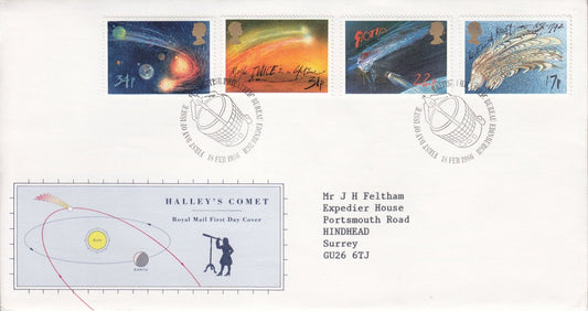 GB 1986 - Halley's Comet - Royal Mail FDC
