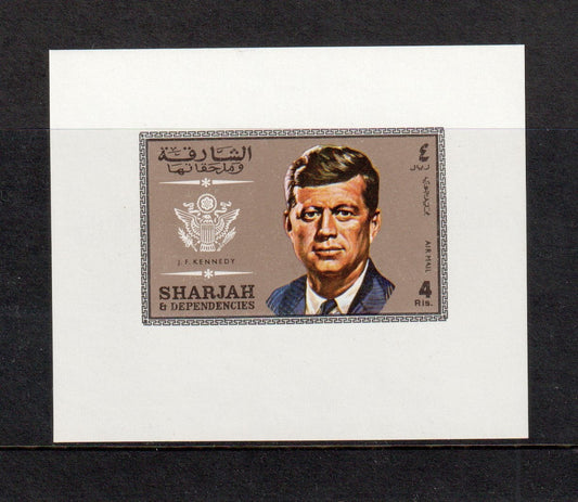 Sharjah 1969 -  Famous Personalities - Deluxe S/S - Mi-536 - Imperf - MNH
