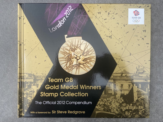 2012 GB Olympic Gold Medal Winners Stamp Collection Album by Royal Mail - Empty