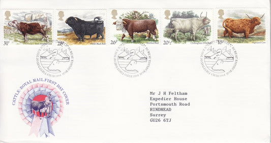 GB 1984 - Cattle -  Royal Mail FDC