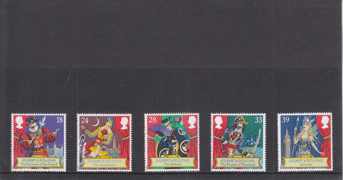 GB 1992 - 150th Birth  Anniv Of Sir Arthur Sullivan - SG1624 - SG1628 - MNH
