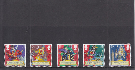 GB 1992 - 150th Birth  Anniv Of Sir Arthur Sullivan - SG1624 - SG1628 - MNH