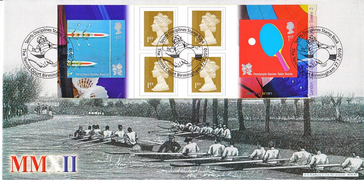 Bradbury FDC - London Olympics - Retail Booklet 3 - SG-PM24