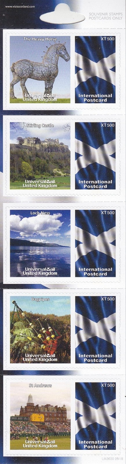 GB Universal Mail Tourist Stamps - buy one or more from the drop down menu!!