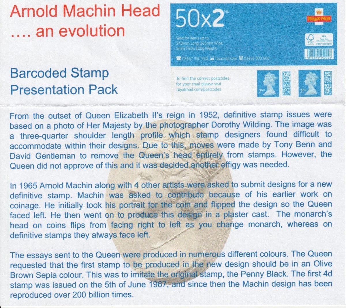2021 - MBIL M21L - 2nd Class Barcoded Machin Stamp - Private Presentation Pack
