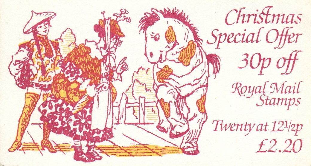 1983 - Christmas Greetings - Folded Stamp Booklet - SG-FX6