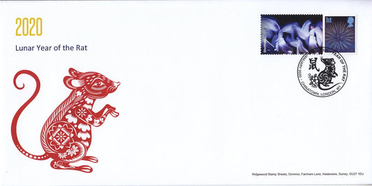 GB 2020 - Generic Smilers - Year of the Rat - Special Postmark Cover # 5