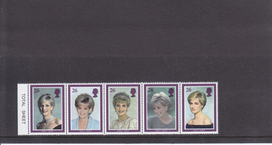 GB 1998 - Diana Princess of Wales Commemoration - SG 2021-2025 - MNH