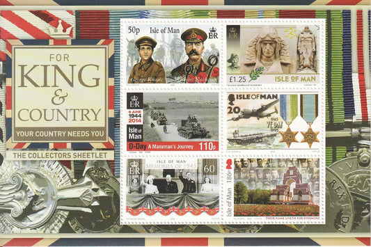 Isle of Man 2020 - For King and Country Collector Stamp Sheet Pack - MNH