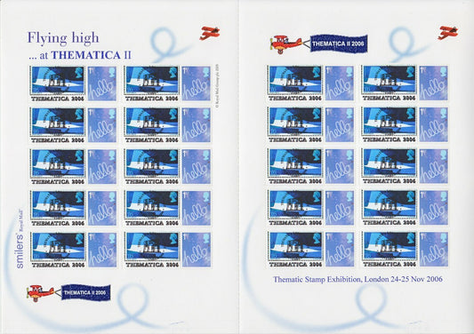 GB 2006 - Thematica 2006 - Themed Smilers with additional border print - TS-82a