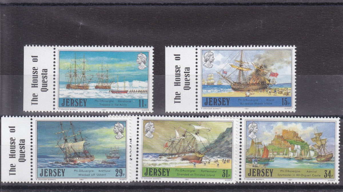 Jersey 1987 - Jersey Adventurers (2nd Issue) - SG 417-421 - MNH