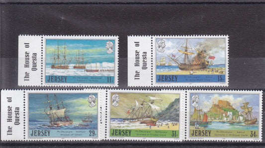 Jersey 1987 - Jersey Adventurers (2nd Issue) - SG 417-421 - MNH