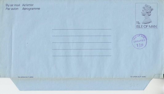 Isle of Man 1979 - Large Format Aerogramme/Airletter - H&G F15