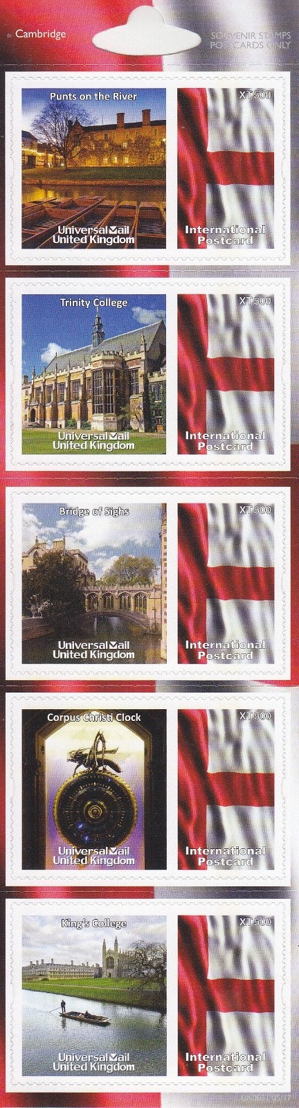 GB Universal Mail Tourist Stamps - buy one or more from the drop down menu!!