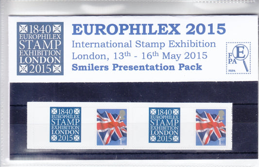 GB 2015 - Europhilex  - Smilers Presentation Pack