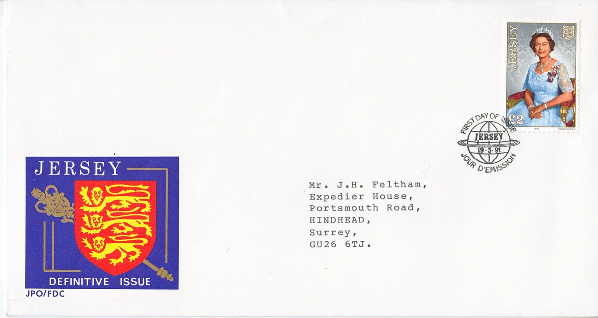 Jersey 1991 - 60th Birthday Queen Elizabeth II - SG491b - FDC