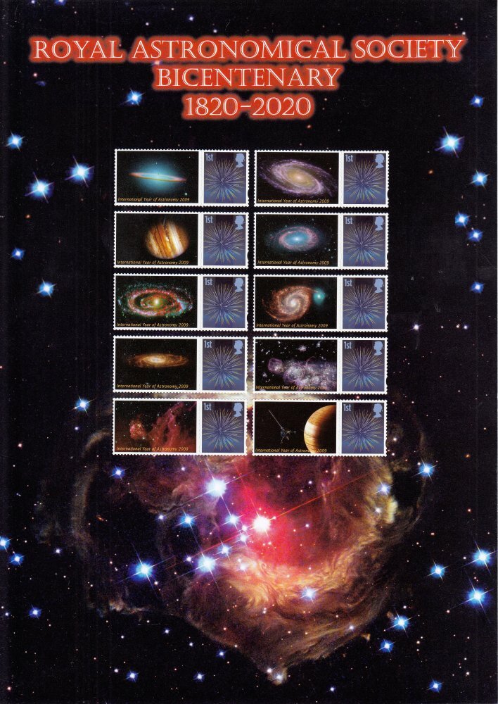 GB 2020 - Bicentenary of Royal Astronomical Society - Smilers - Ref: BC-521