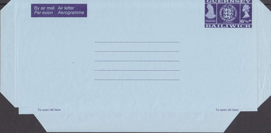 Guernsey 1973 - Large Format Aerogramme/Airletter - H&G F6