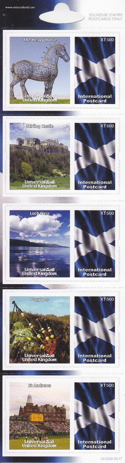 GB Universal Mail Tourist Stamps - buy one or more from the drop down menu!!
