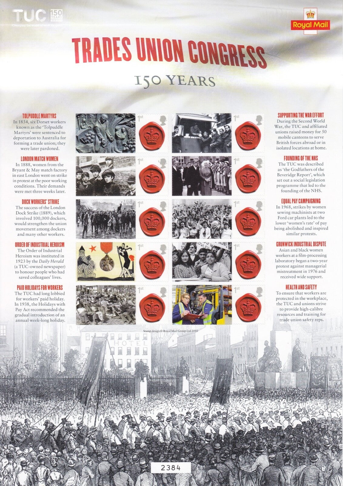 GB CSS1 - CSS38 Commemorative Sheets - Multiple Choice Listing Use Drop Down Box